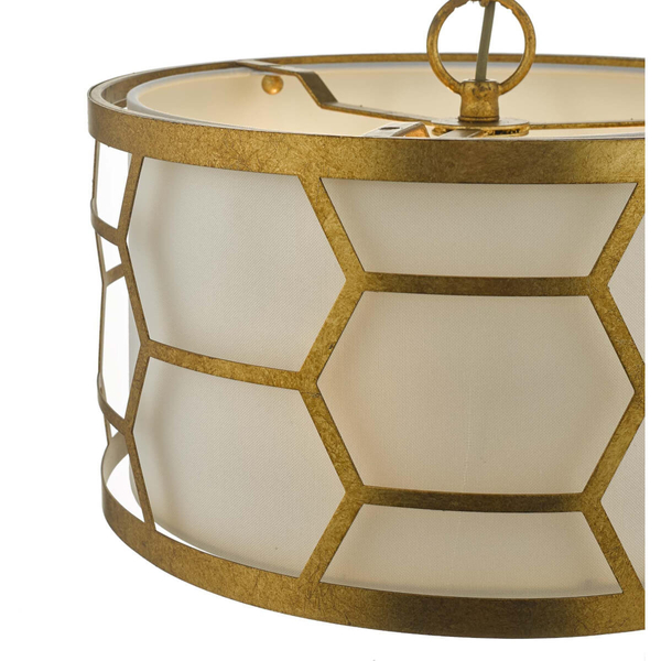 Wisząca lampa nad stół EPSTEIN EPS0312 okrągła złoty