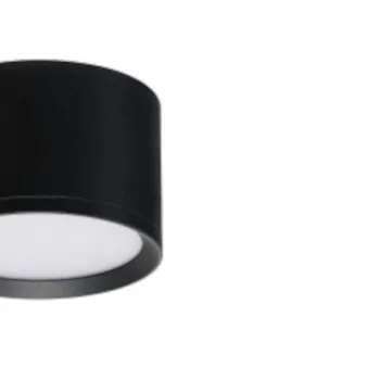 Łazienkowa sufitowa lampa MARTON czarna AZ6854 1xLED 8W 4000K IP44 tuba