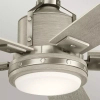 Wiatrak sufitowy z lampą LED Colerne nikiel KLF-COLERNE-52-BN 10W 4000K z pilotem
