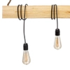LAMPA wisząca MAROO071801 ekologiczna OPRAWA rustykalna belka ZWIS drewniany drewno