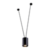 Lampa nad wyspę wisząca VIWIN 9020 Dohar tubka czarna