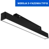 Liniowa lampa magnetyczna szynowa 3-fazowa 805 Domeno LED 12W 3000K czarna