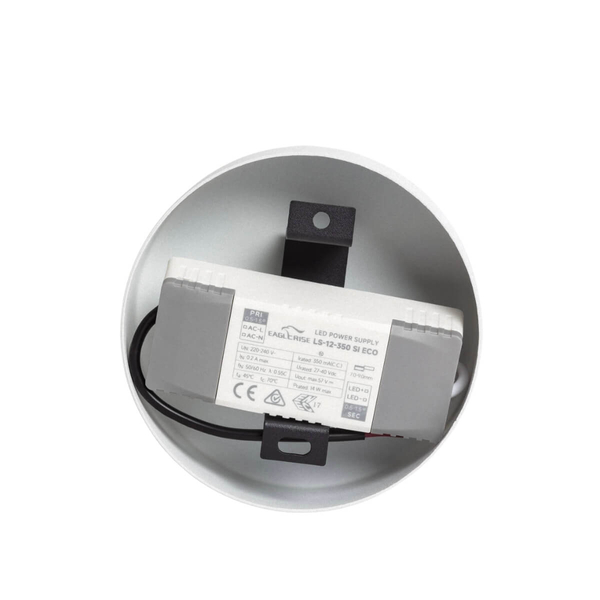 Wisząca okrągła lampa Rotonde ABR-LWO-RTO-10W-B LED 10W 3000K talerz biały