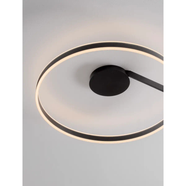 Nowoczesna lampa sufitowa SOLVIRA LE45497 LED 48W 2700-4000K czarny