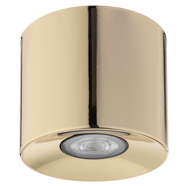 Lampa nasufitowa Orion 10128 do jadalni tuba punktowa złota