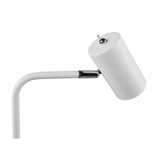 Biurkowa LAMPKA stojąca VANTOS DL131512400 Trio metalowa LAMPA stołowa regulowana biała
