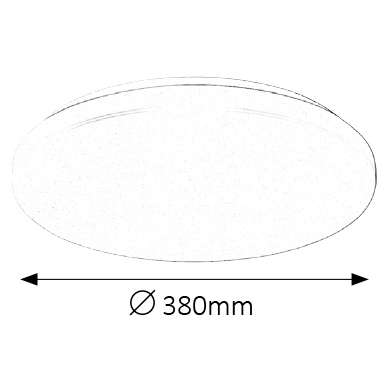 Plafon LAMPA sufitowa ROB 2285 Rabalux metalowa OPRAWA okrągła LED 32W 4000K biały