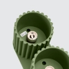 Sufitowa oprawa ryflowana AURA oliwkowa SL.1795 2xGU10 metalowa