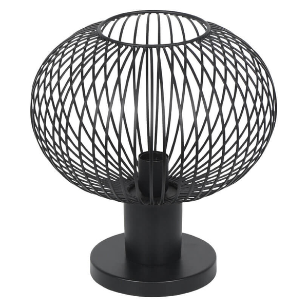 Loftowa lampka nocna GILA 565790132 Trio druciana metalowa czarny