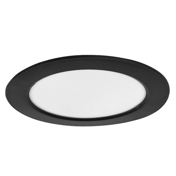 Podtynkowy plafon okrągły SHAUN2 71226 LED 12W 3000K czarny