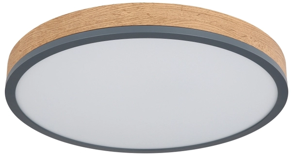 Okrągły plafon Doro 416080WD2R drewniany LED 24W loft