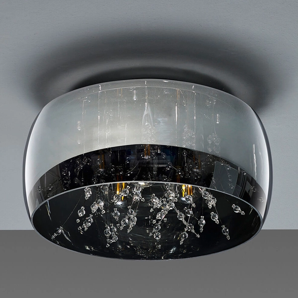 Plafoniera dekoracyjna CRYSTEL 616700306 Trio kryształy chrom przezroczysty