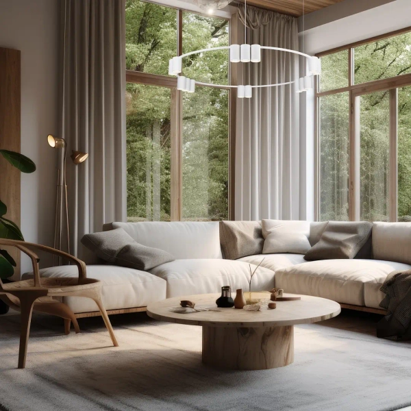 Wisząca lampa tuba GENESIS ML0377 podłużna metalowa biała