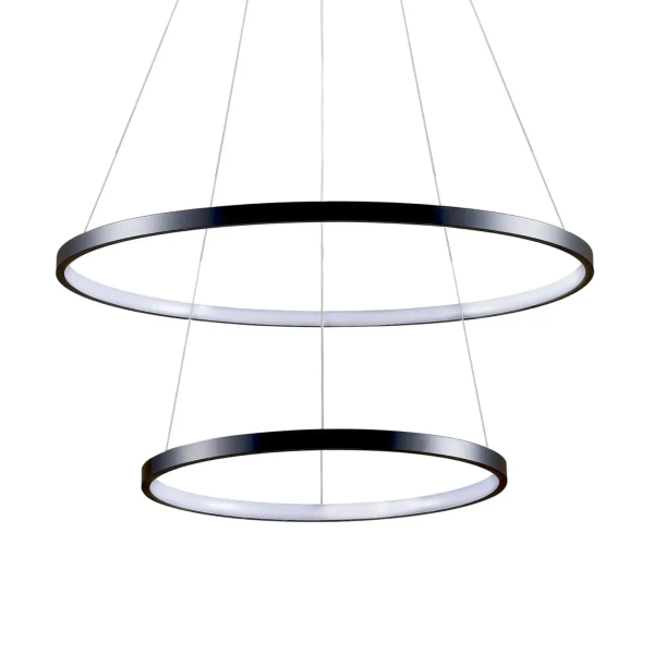 Salonowa lampa wisząca LEA 329172 LED 40W 4000K ringi czarne