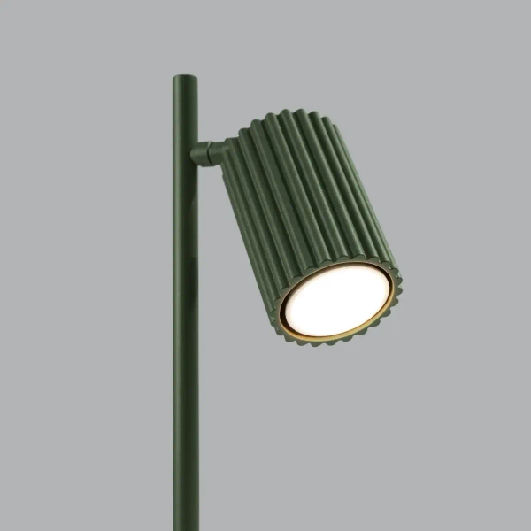 Biurkowa lampka ryflowana KARBON SL.1624 regulowana oliwkowa