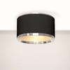 Okrągły plafon Reti 310403131 Elkim LED 20W 3000K do salonu aluminium czarny