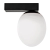Łazienkowy kinkiet Ice Egg 8132 Nowodvorski IP44 kula metalowy czarny biały