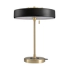 Lampa stołowa Artdeco MT8872 black Step włącznik na sznurku czarna złota