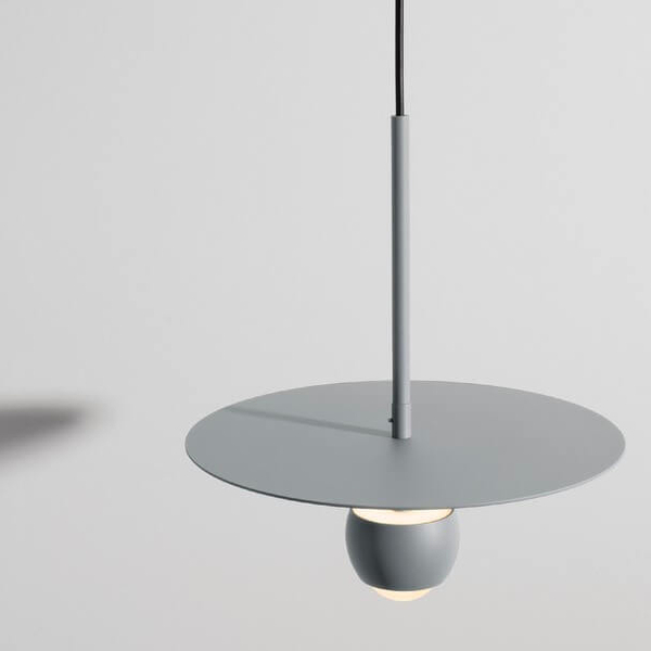 Lampa do jadalni okrągła BAILA LE44536 LED 8W 3000K wisząca szary