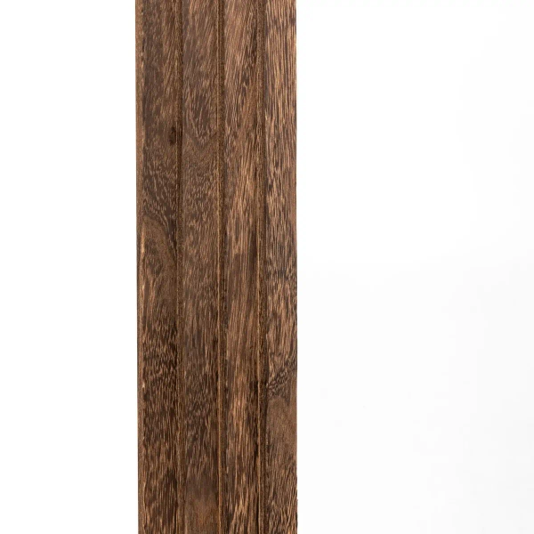 Łukowe lustro z drewnianą ramą Hoxton 5056693546757 brązowe