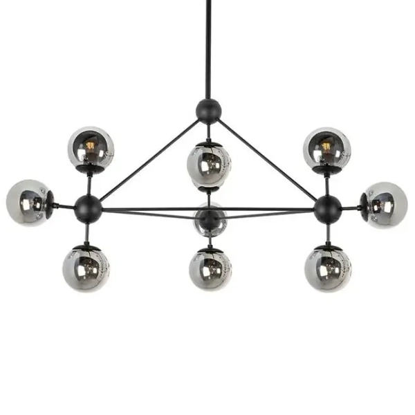 Lampa wisząca Astrifero MSE010100181 szklane kule czarne
