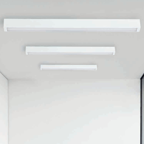 Plafoniera do jadalni STRAIGHT CEILING 7558 biała lampa na sufit