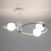 Kuchenna lampa sufitowa Aqua 33466 Sigma kule metalowa biała