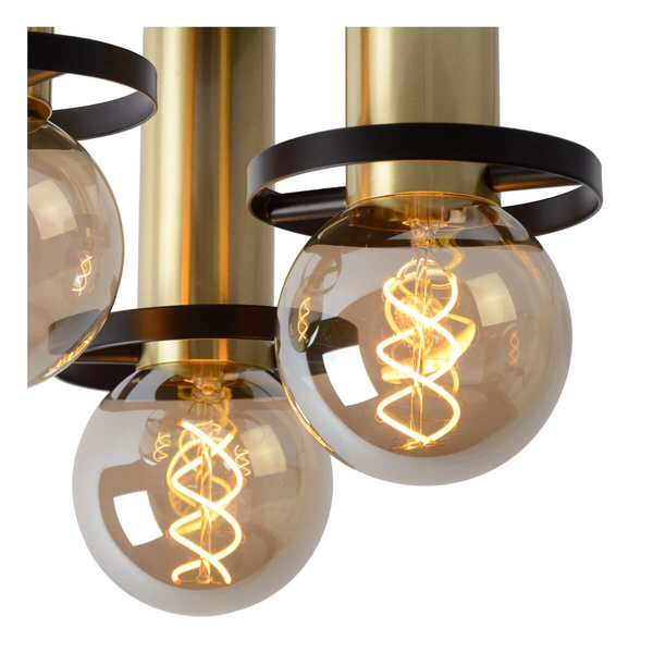 Sufitowa lampa do sypialni ANAKA 45179/13/30 Lucide czarny złoty