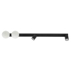 Minimalistyczna lampa sufitowa Vox 10929 mleczne kule tubki czarny