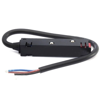 Zasilająca końcówka Komatsu 6526 Shilo do szyny magnetycznej czarna