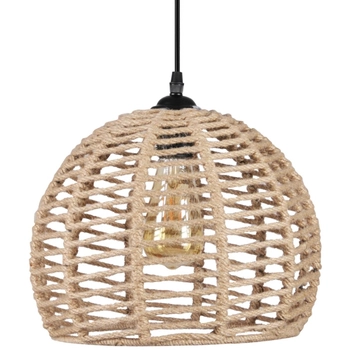 Lampa wisząca ażurowa Otis 316837 industrialna beżowa