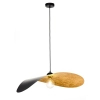 Wisząca lampa LEAF czarna złota kapelusz nad stół 1xE27 41918