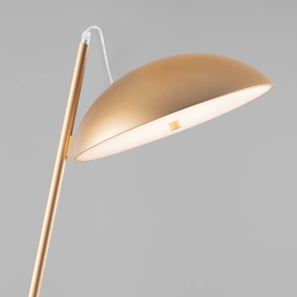 Podłogowa lampa metalowa VIBORAL LE44527 LED 30W 3000K złota