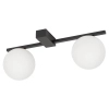 Nasufitowa lampa Pik 10300 loftowa do salonu czarna biała
