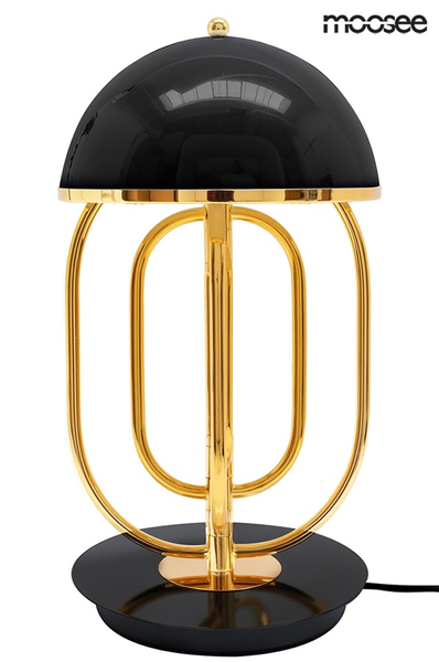 Stołowa lampka do sypialni BOTTEGA stojąca lampa złota czarna