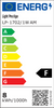 Kinkiet ścienny jadalniany Bell LP-1702/1W AM LED 8W 3000-6000K bursztynowy