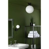 Sufitowa lampa łazienkowa Alrik ALR0122 IP44 kula czarny biały