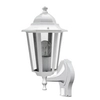 Elewacyjna lampa do ogrodu VELENCE 8216 z czujnikiem ruchu IP43 biała