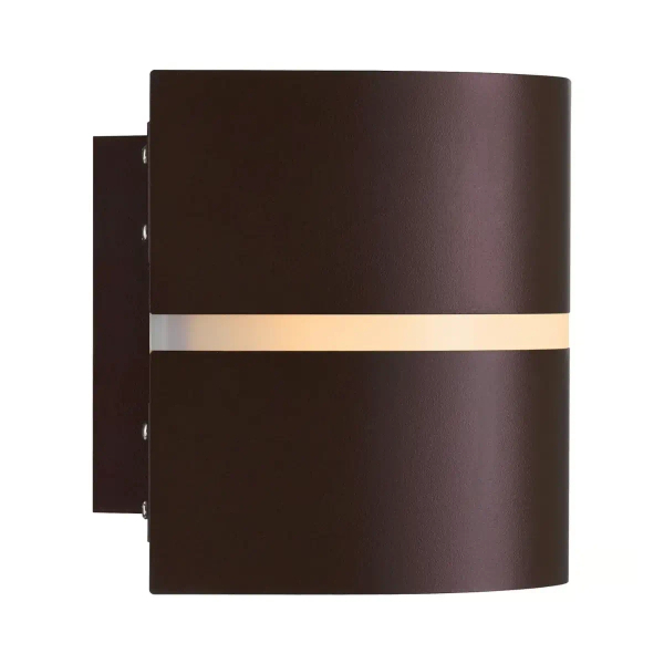 Elewacyjna lampa ścienna SIBELIS 2418311061 metalowa IP44 brązowa