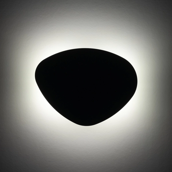 Naścienna lampa do salonu Stone Sabia 10707 owalna ciemny zielony