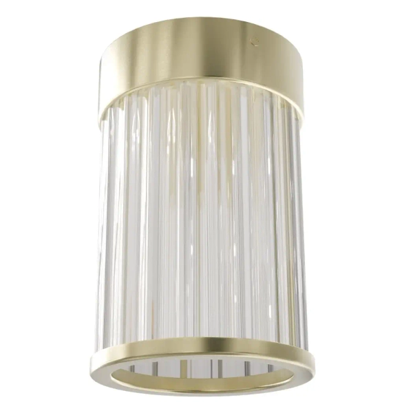 Nowoczesna lampa sufitowa Fiatto PL Old Gold 8 OR86096 szklana złota