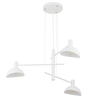 Wisząca lampa kuchenna Artis biały zwis loft metalowy