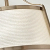 Sufitowa lampa tkaninowa Charlotte HK-CHARLOTTE-SF-BC złoty