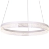 LAMPA wisząca SMITTY 68225-36 Globo okrągła OPRAWA metalowa LED 36W 4000K ring pierścień biały