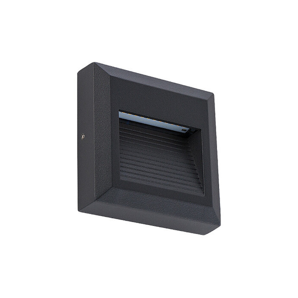 Elewacyjna lampa podtynkowa SIDEWALK 8148 LED 1,6W 3000K IP54 czarna