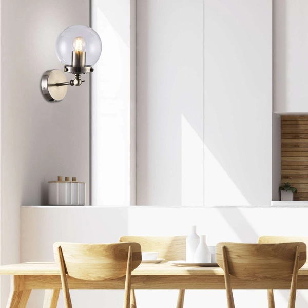 Kinkiet ścienny BALLET 21-70852 loftowy szklana kula ball przezroczysta