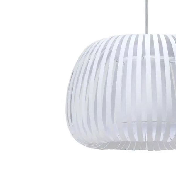 Salonowa lampa wisząca AGORA AZ6641 nad stół ażurowa biała