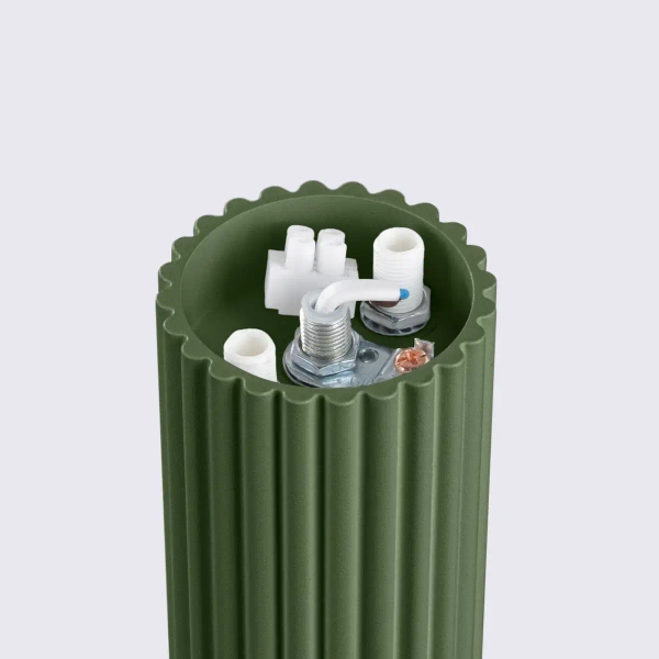 Łazienkowa lampa sufitowa HALO SL.1723 kulista szklana biała oliwkowa