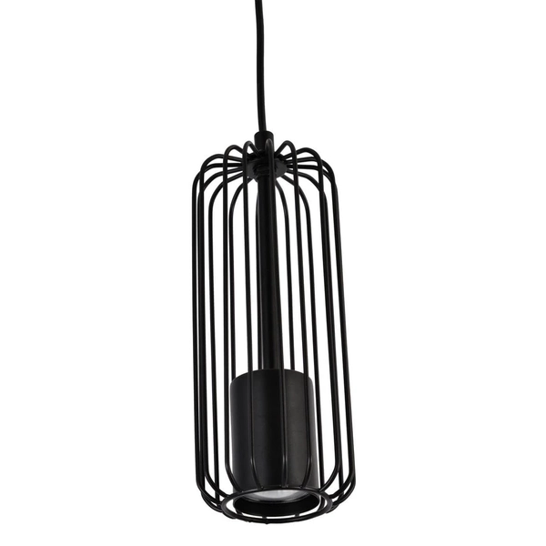 Industrialna lampa wisząca Sintra LP-975/1P BK Light Prestige druciana czarna