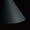 Jadalniana lampa wisząca ZENITH 11487 stożek szary błękit